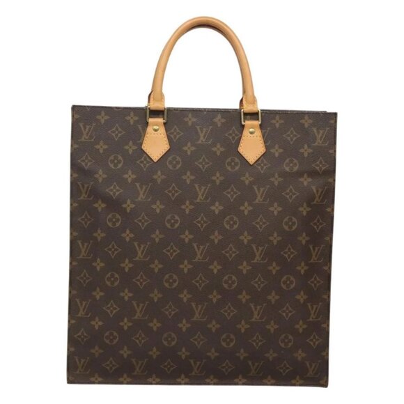 LOUIS VUITTON Monogram Sac Plat Hand Bag M51140 LV Auth 120846 - Picture 2 of 16